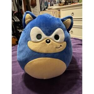 Squishmallows Sonic The Hedgehog 26cm 10" Plush Soft Toy SEGA Blue